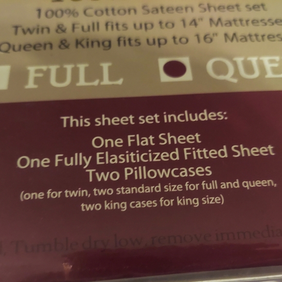 Cherish the Luxury Queen Sateen Sheet Set - Picture 4 of 5